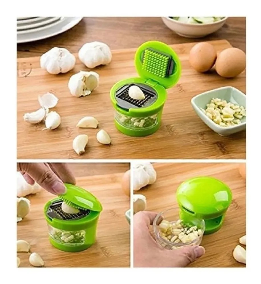  Cortador Manual De Ajo Y Jengibre Ralla Pica Práctico.