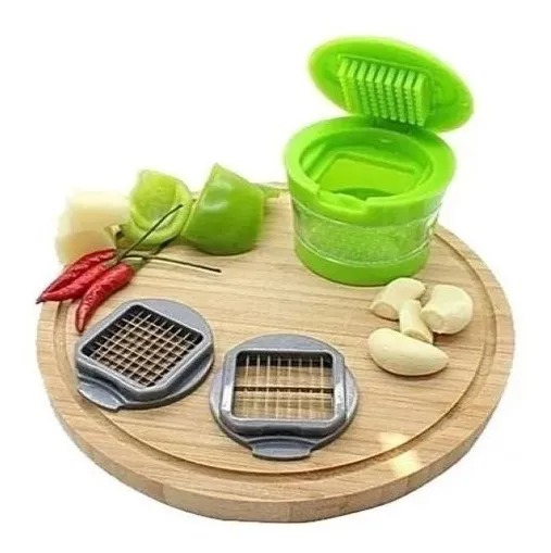  Cortador Manual De Ajo Y Jengibre Ralla Pica Práctico.