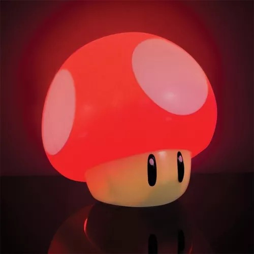 Lámpara Decorativa Hongo Luz De Noche Con Sonido Recargable.