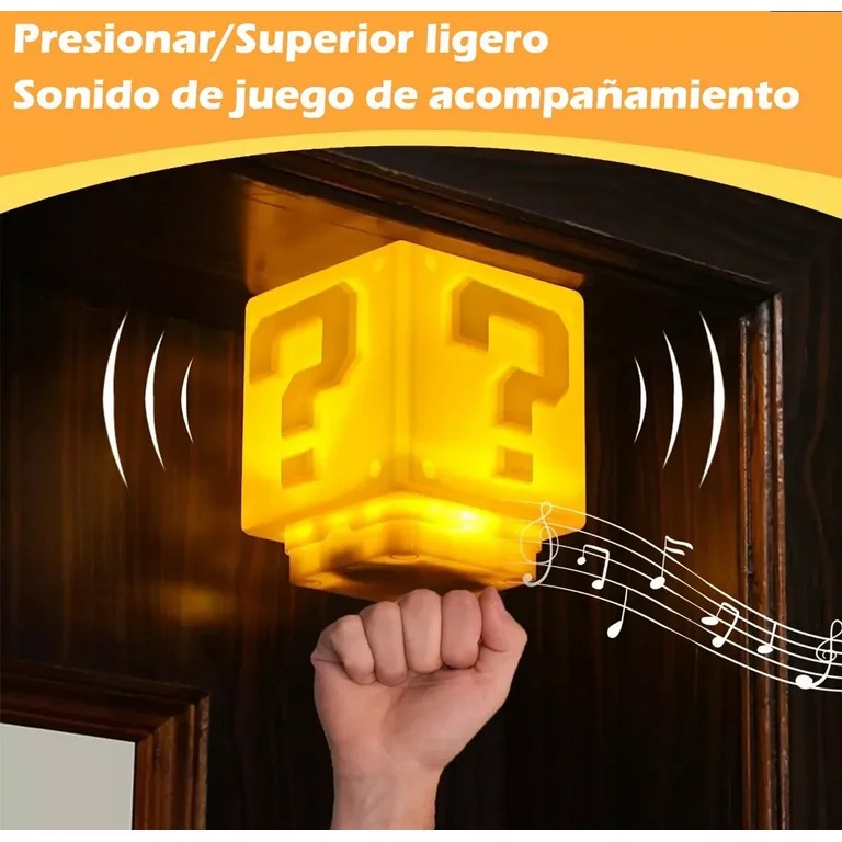 Lámpara De Mesa Cubo Led Luz De Noche De Niños.
