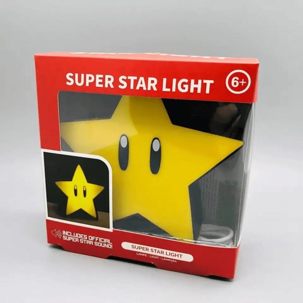 Lámpara De Estrella Con Luz Y Sonido Modelo Super Star Recargable.
