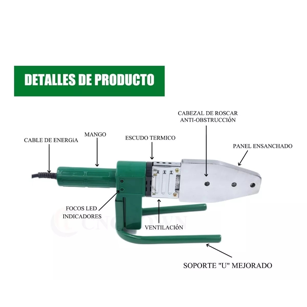 Kit De Termofusión Anbec Kppr893 Verde Oscuro 