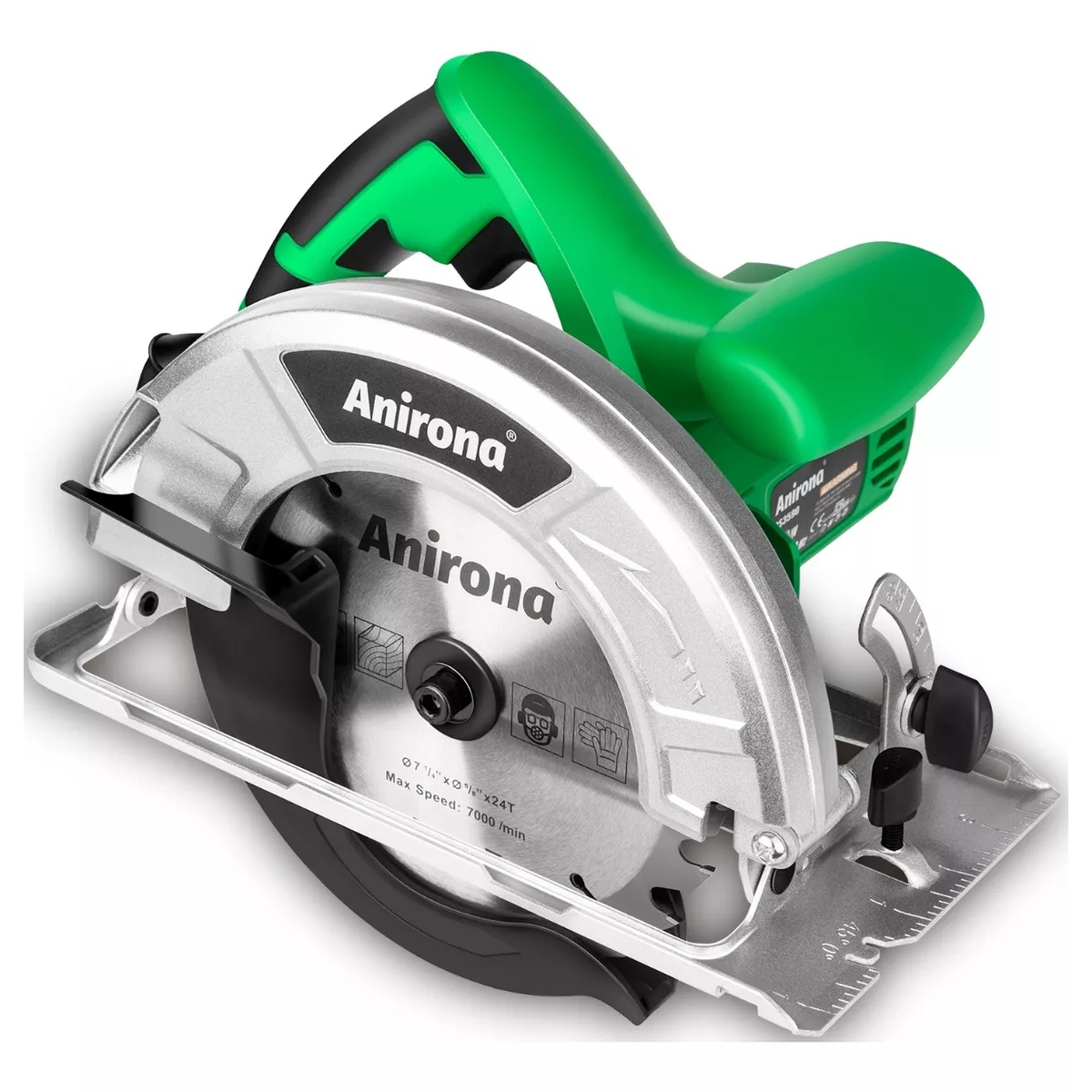 Sierra Circular Anirona 7-1/4'' 1750w 60hz 127v Cs3590 Pro Verde/Plata