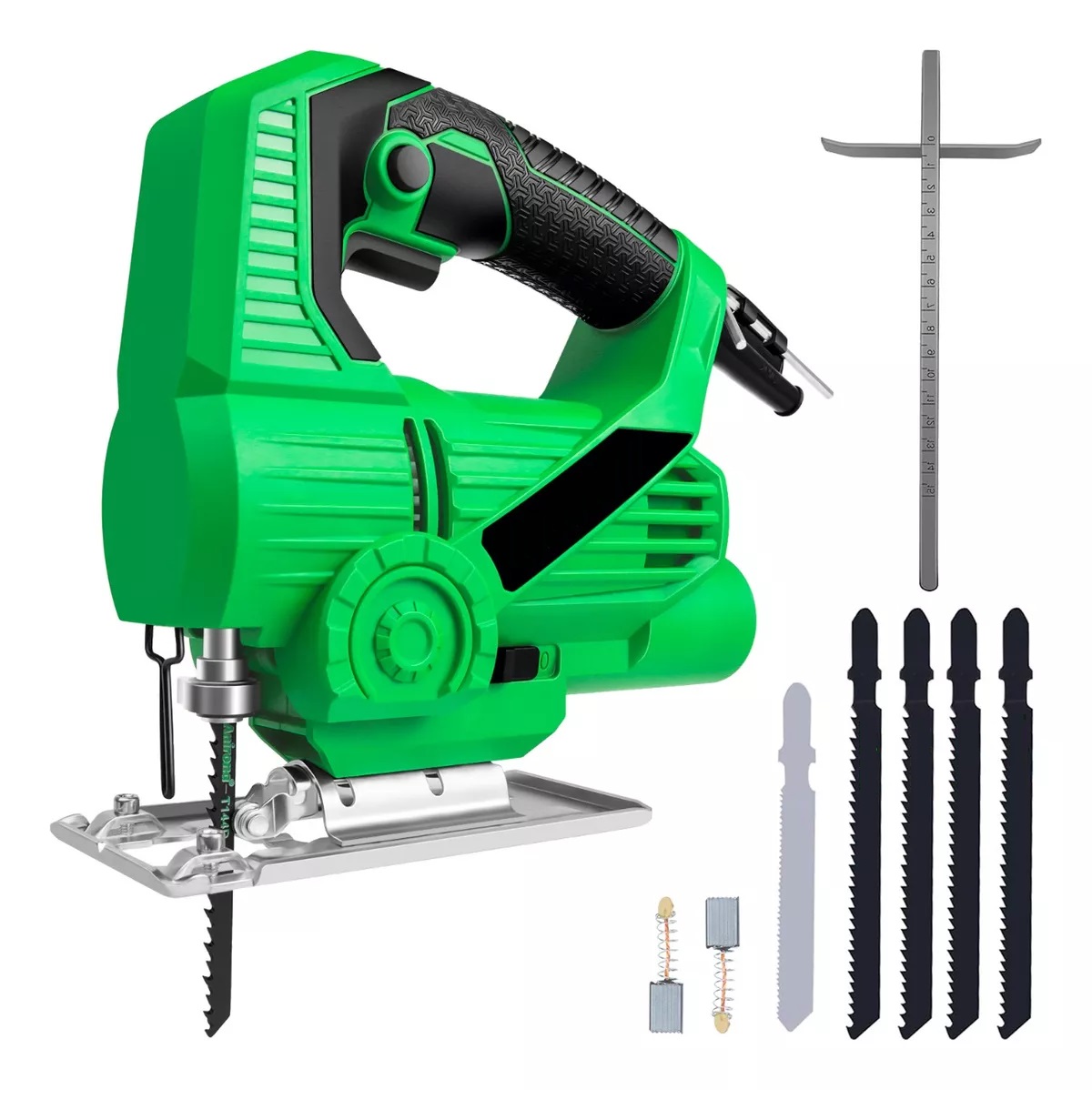 Sierra Caladora 750 Watts 5 Velocidades Anirona Js500 Verde