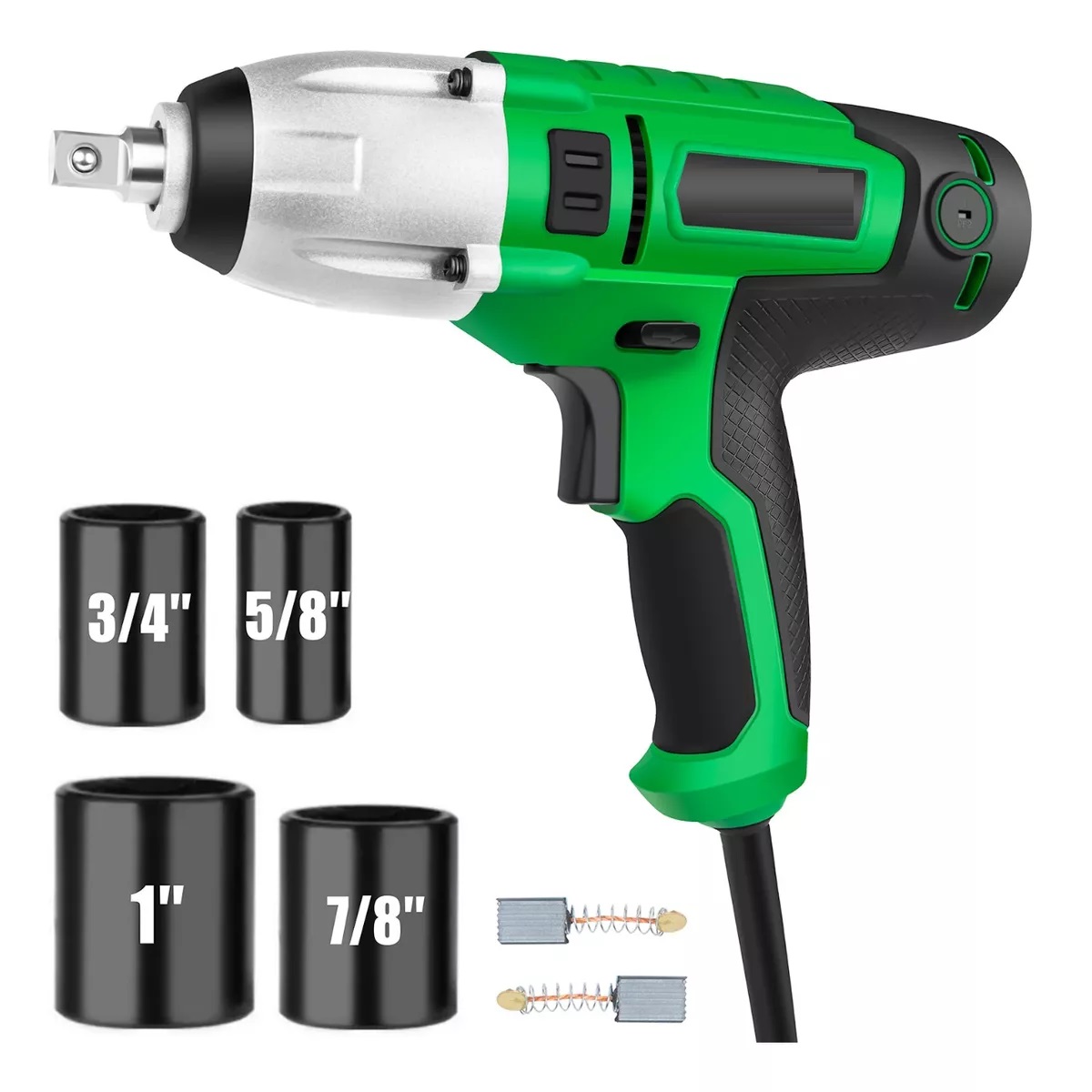 Llave De Impacto 1/2'' 500 Nm 700w Anirona Industial Verde/negro