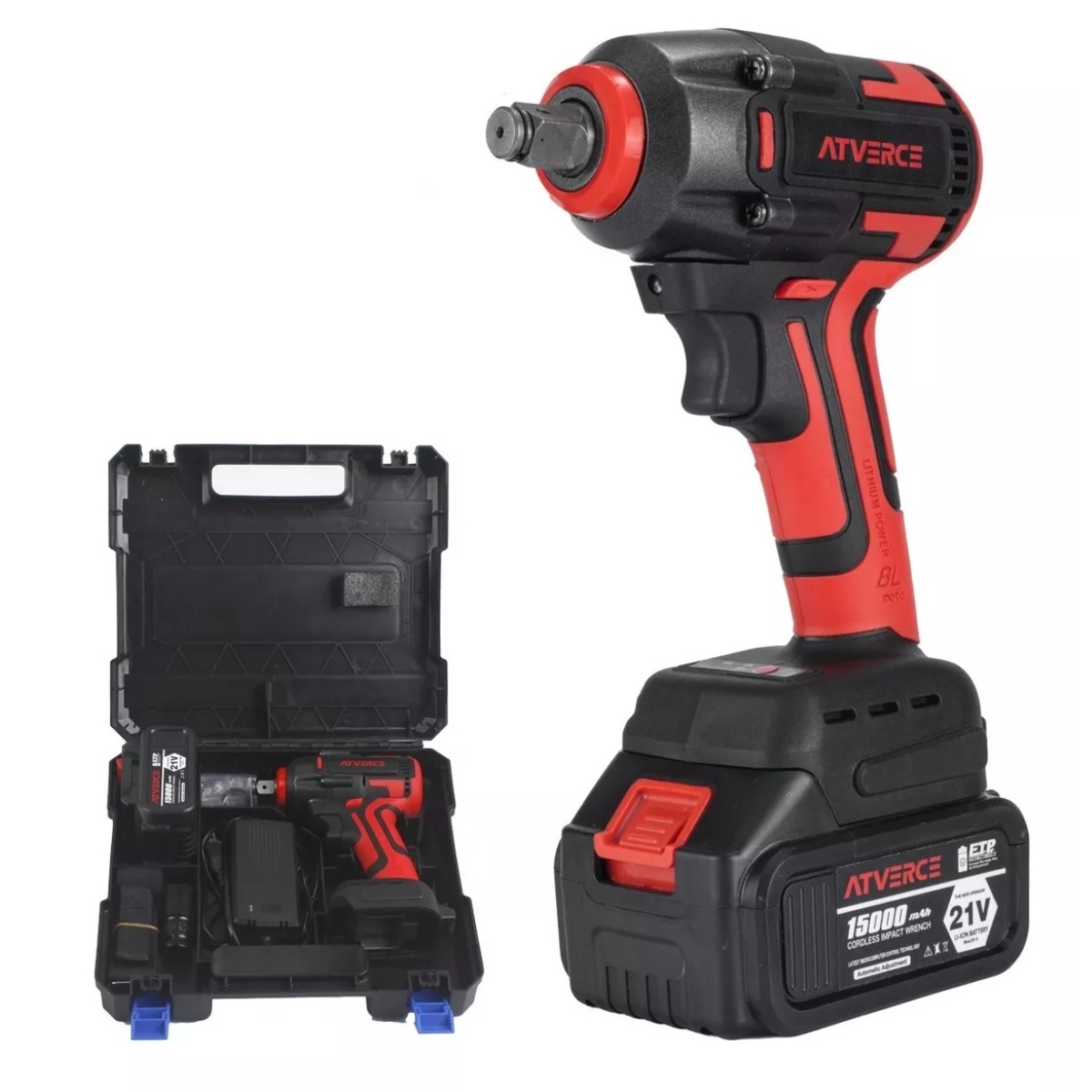 Kit Pistola Impacto Llave Inalámbrica