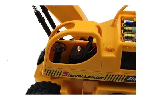 Carro Control Remoto Construcción Camion Pesado Aplanador Excavadora