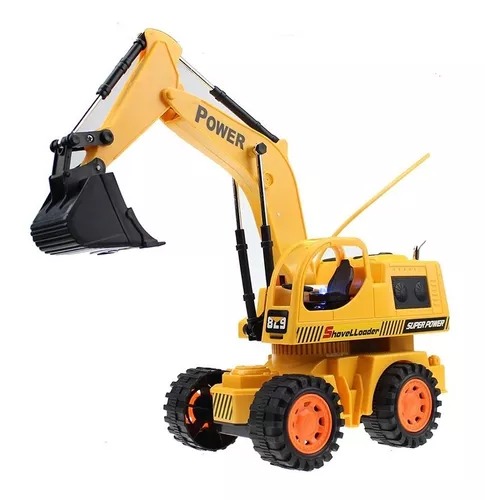 Carro Control Remoto Construcción Camion Pesado Aplanador Excavadora