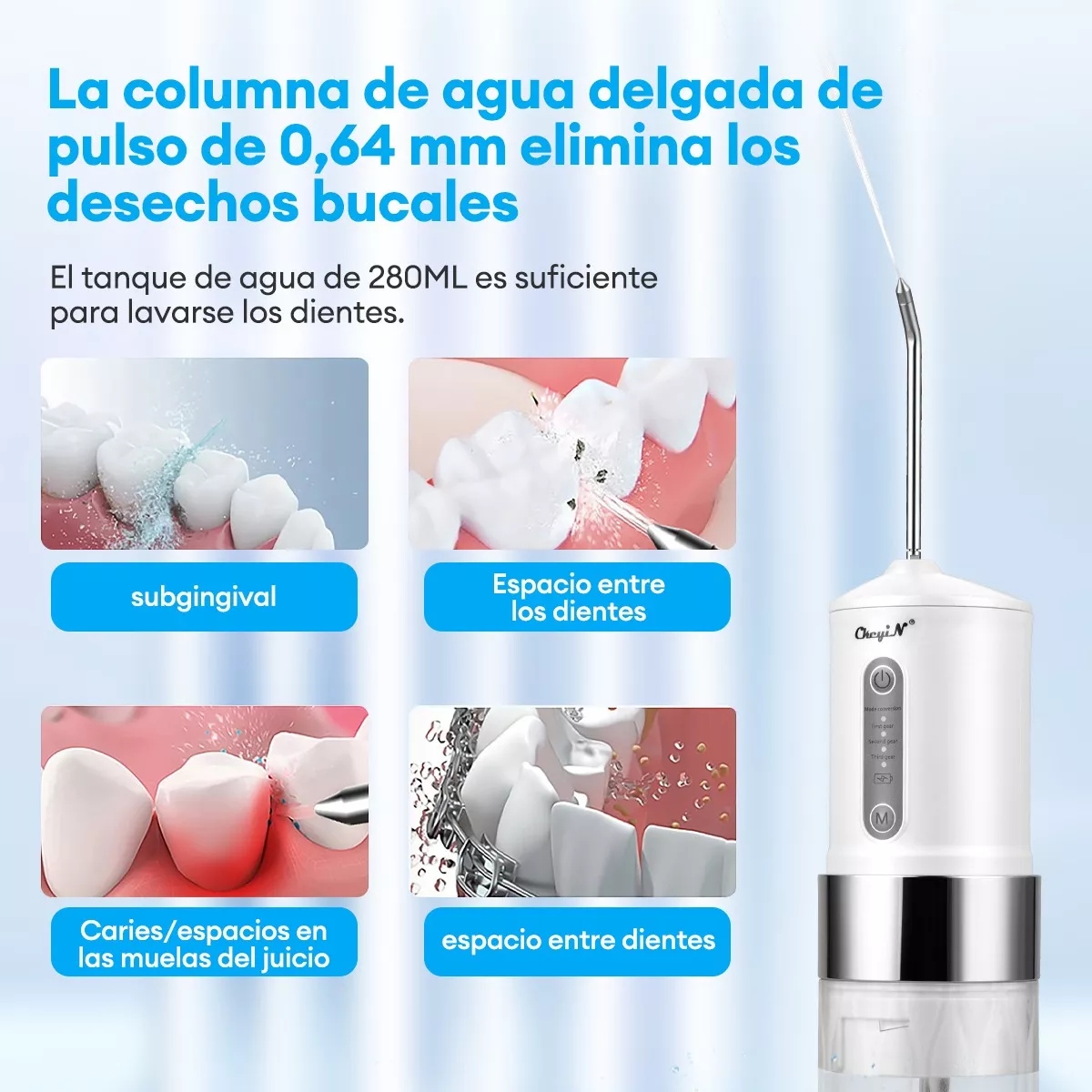 Limpiador De Dientes Eléctrico Ultrasónico
