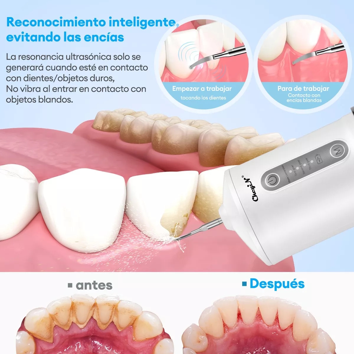 Limpiador De Dientes Eléctrico Ultrasónico