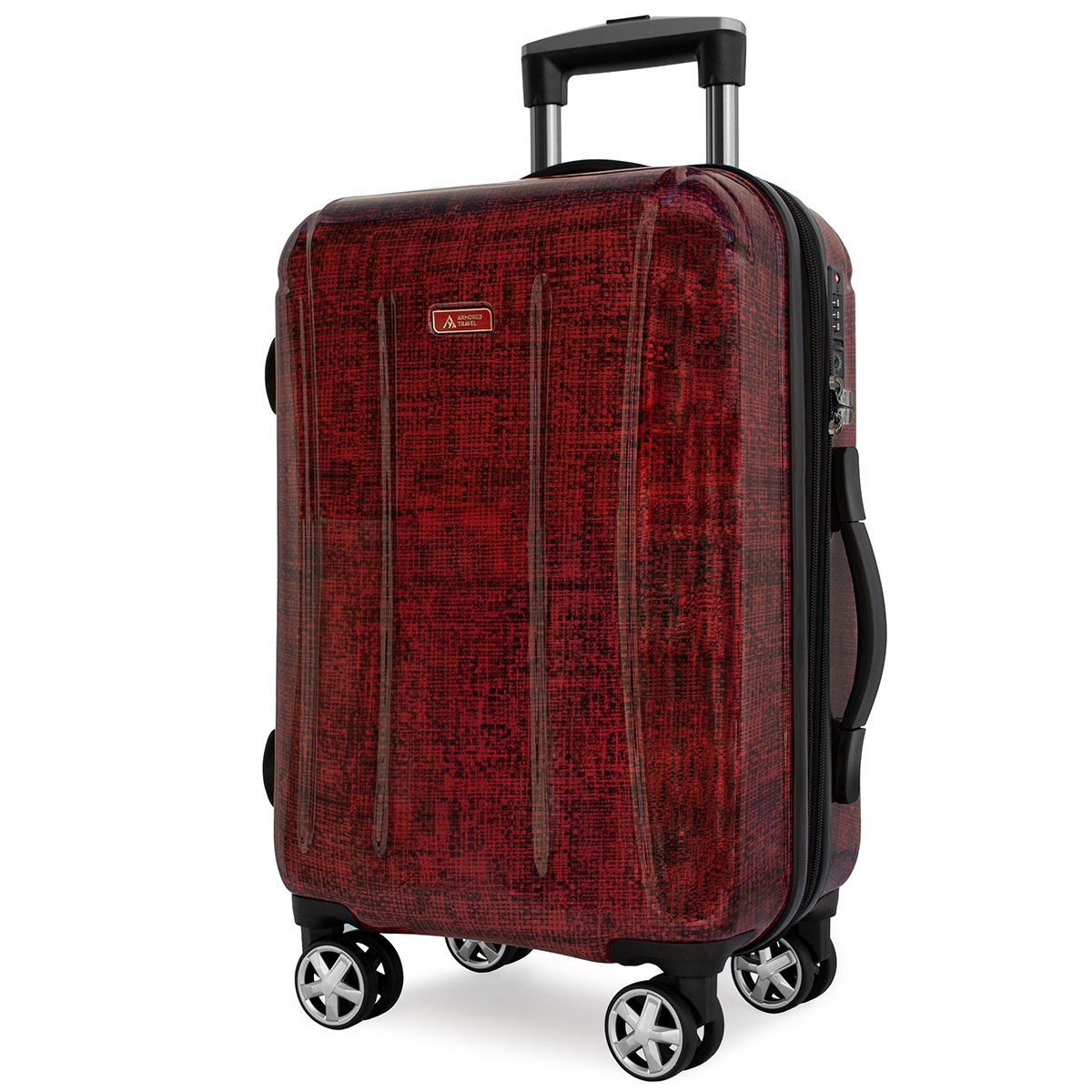 Maleta de mano carry-on cabina policarbonato Pro-x Marte 20 pulgadas capacidad 10 kg rígida con cierre expandible candado de alta seguridad tsa-lock Armored Travel.