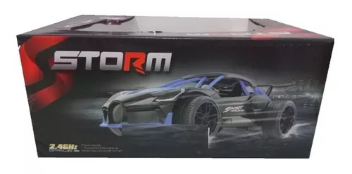 1/16 Rc Carro 2.4g Rc Drifter Aleación Control Remoto Drift Azul.