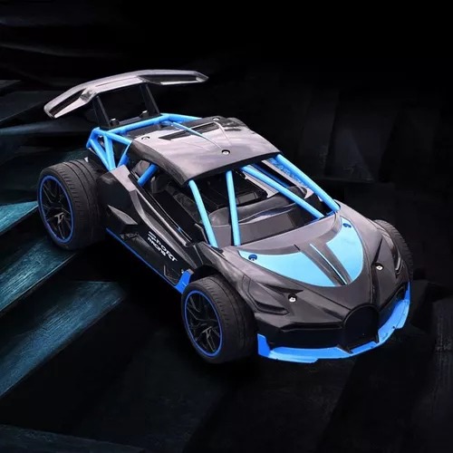 1/16 Rc Carro 2.4g Rc Drifter Aleación Control Remoto Drift Azul.