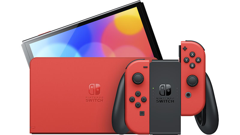 Nintendo Switch Oled 64gb Mario Red Edition 7Pulg.