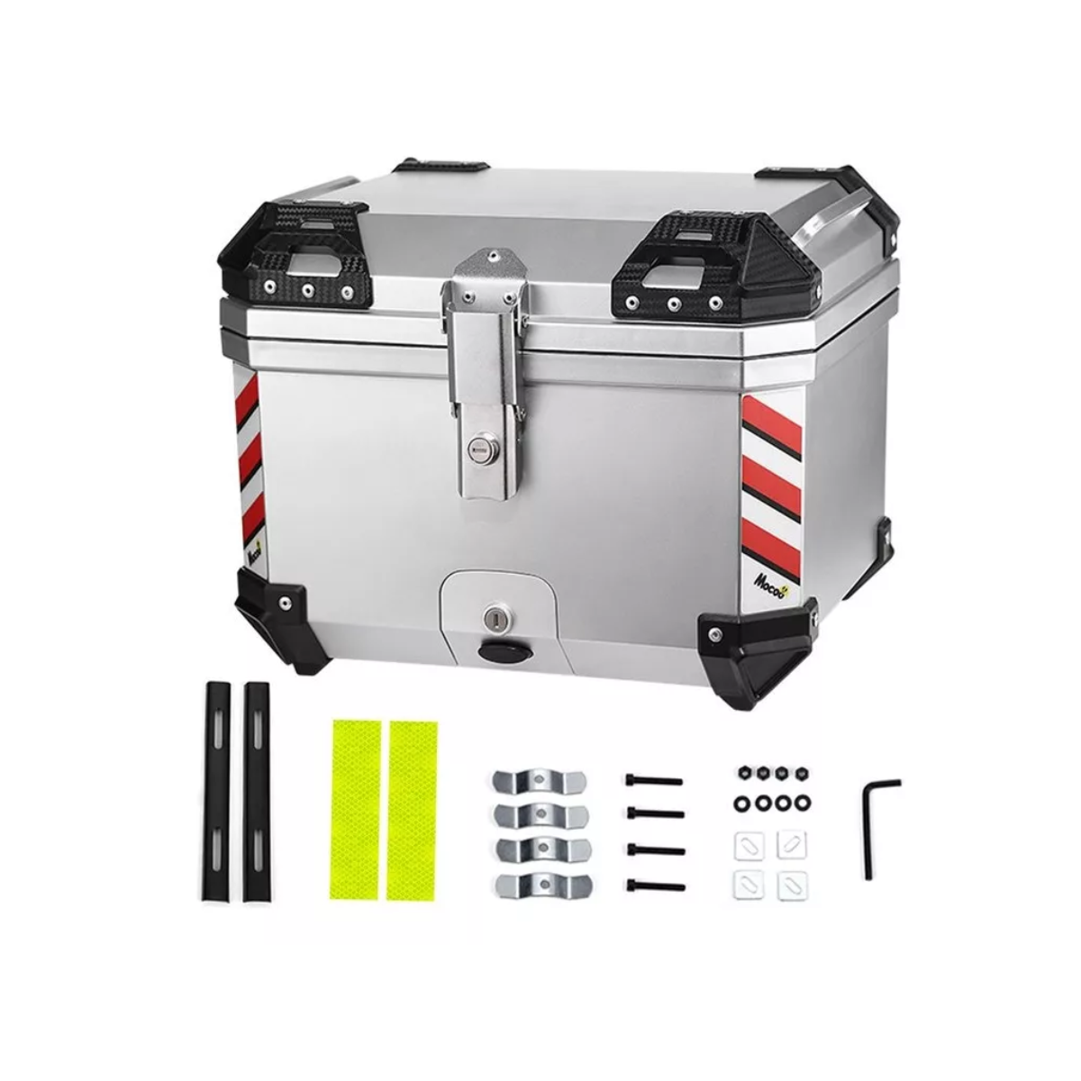 Caja Para Moto Cajuela Casco Maletero Motocicleta 46l Caja.