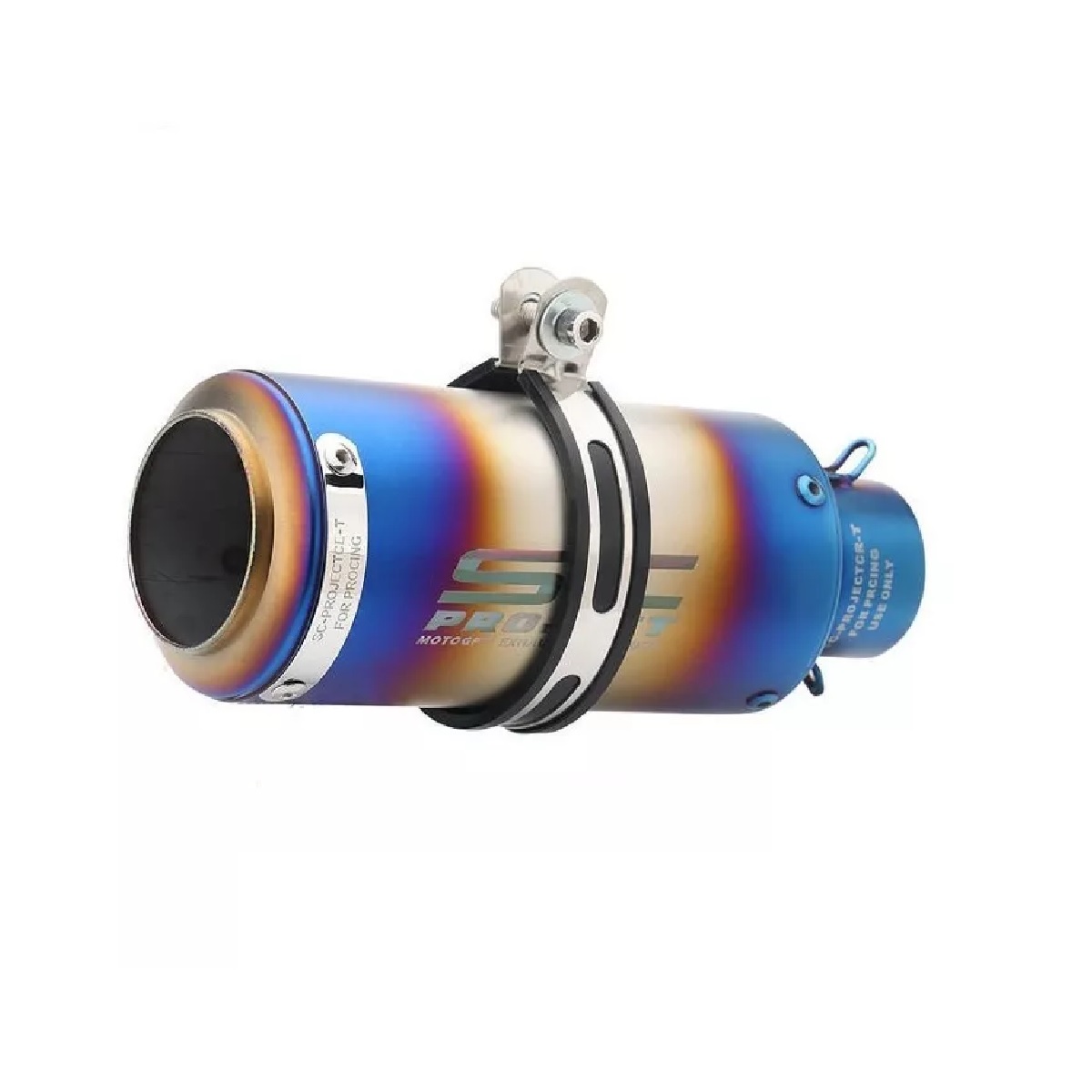Escape De Moto Deportivo 51 Mm De Acero Inoxidable Universal Multicolor.