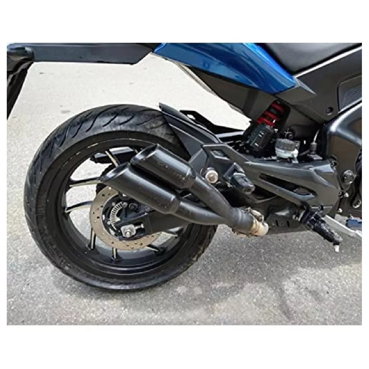 Escape Silenciador Para Moto 38-51mm Doble Escapes Tubos.