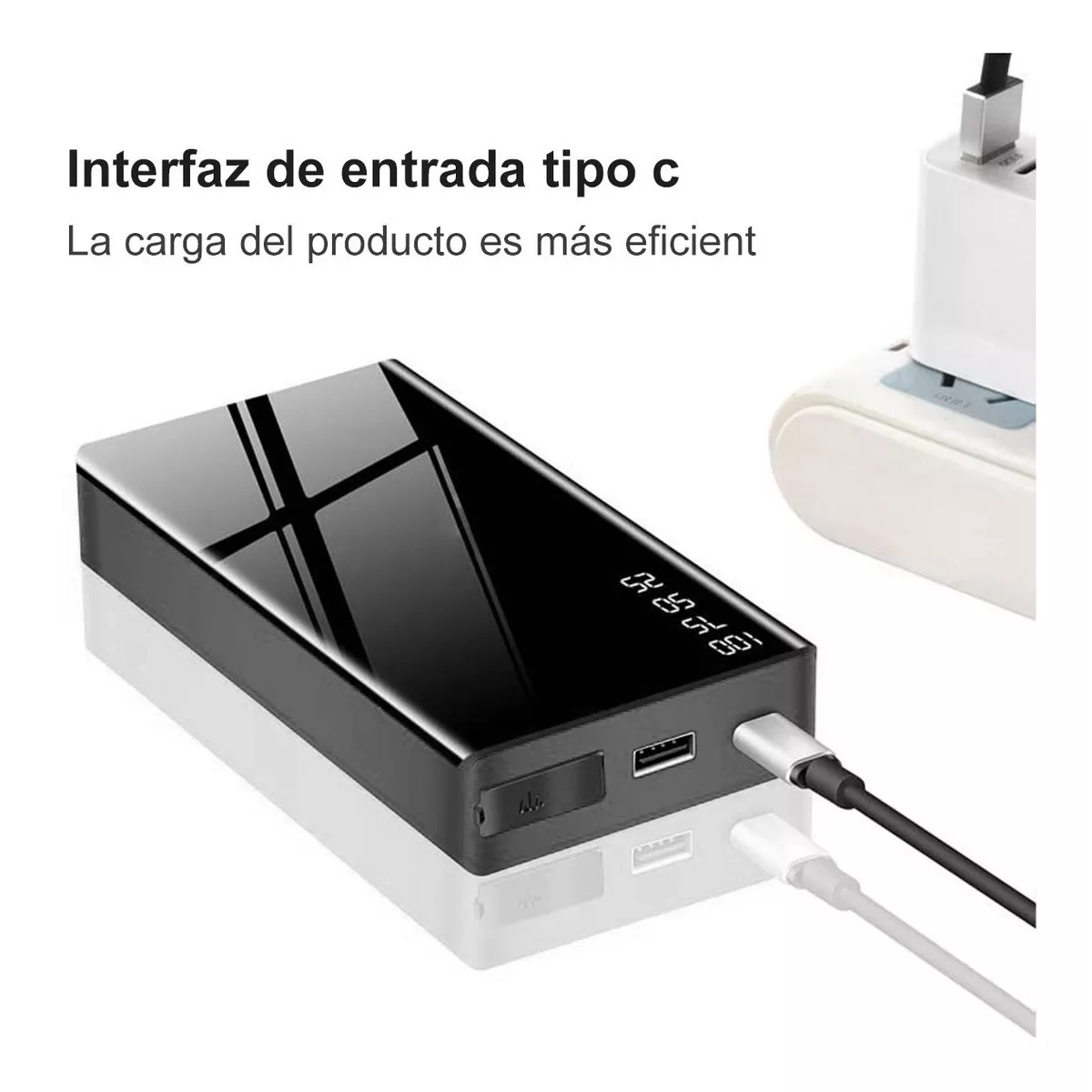 Arrancador De Auto Portátil Cargador Baterias De Emergencia.