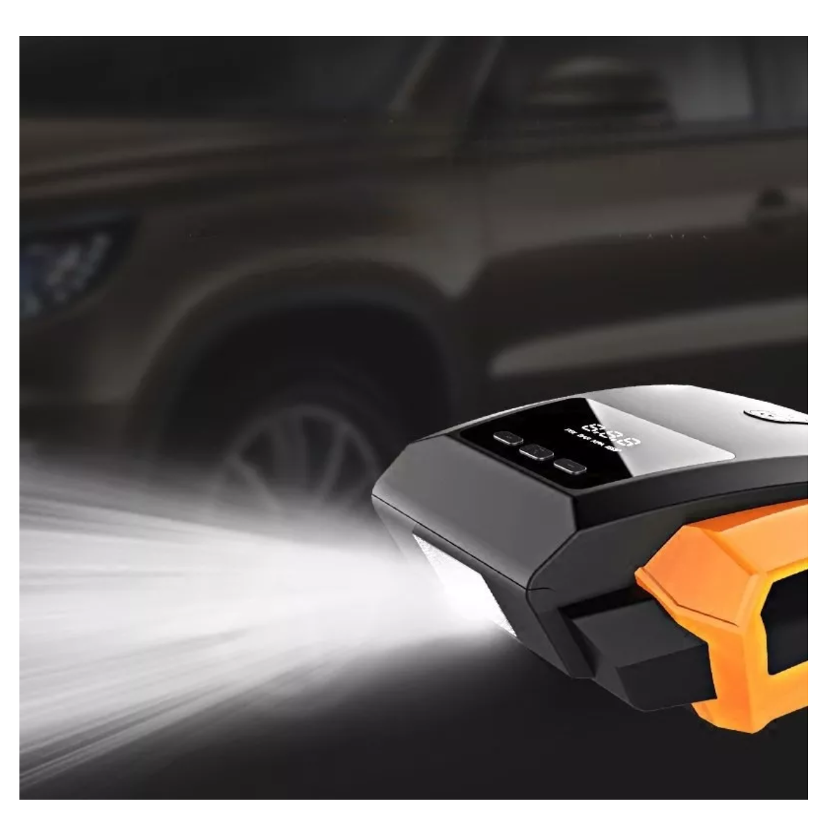 Compresor Bomba De Aire Inflador Portatil 12v Auto Llantas.