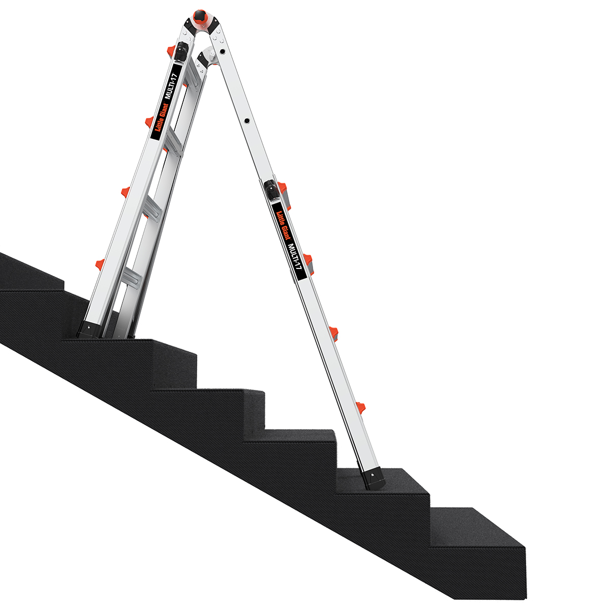 Escalera de Aluminio Multiposición 13' (4.34 m) Multi Tipo I A Little Giant 16513-002.