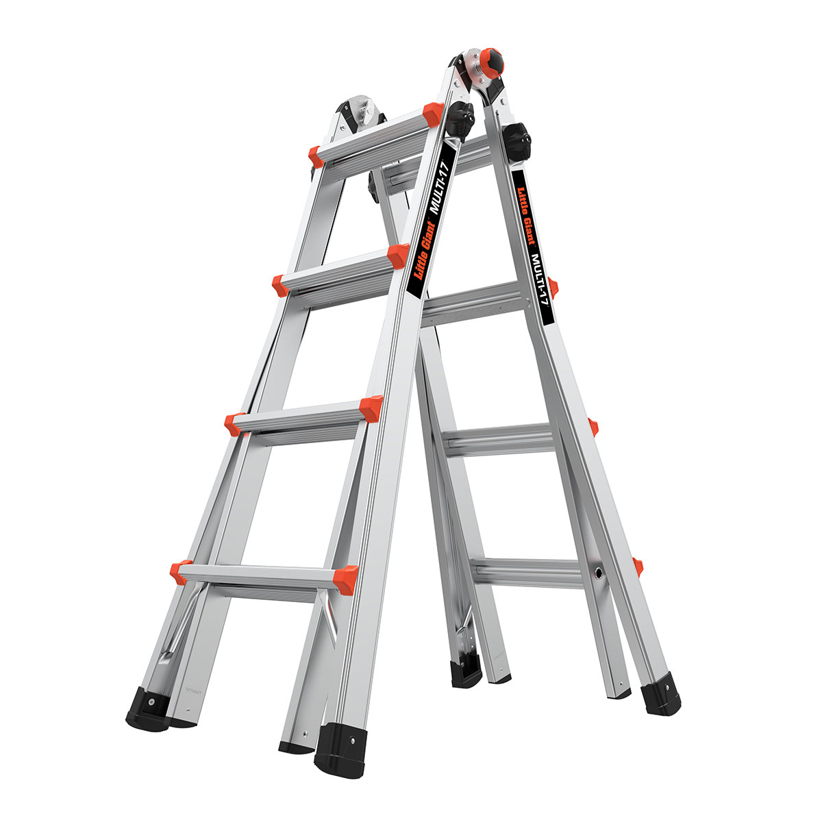 Escalera de Aluminio Multiposición 13' (4.34 m) Multi Tipo I A Little Giant 16513-002.