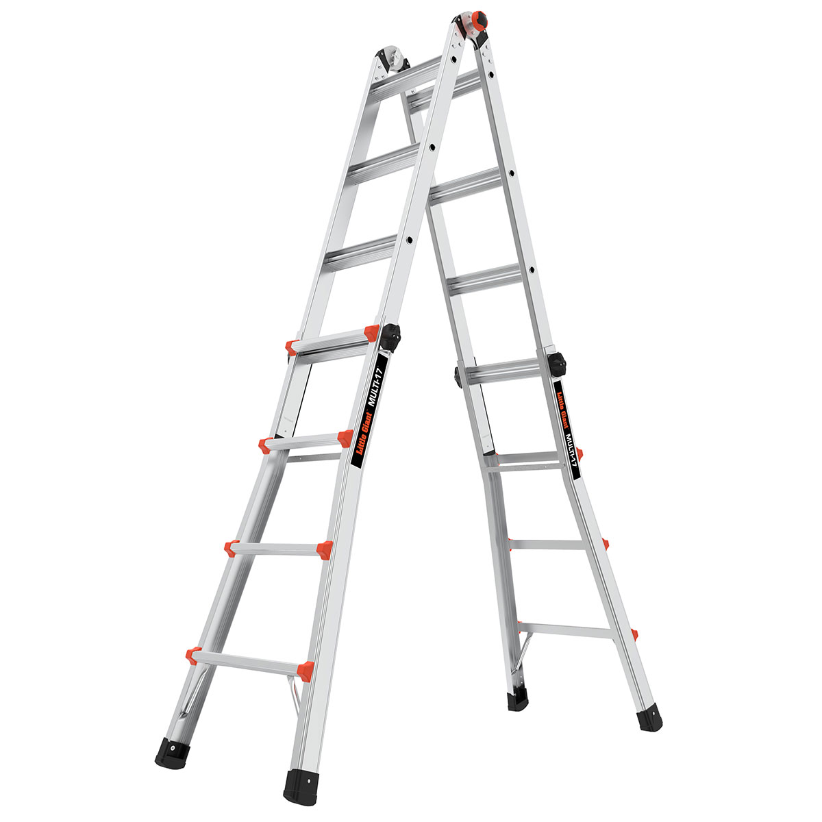 Escalera de Aluminio Multiposición 13' (4.34 m) Multi Tipo I A Little Giant 16513-002.