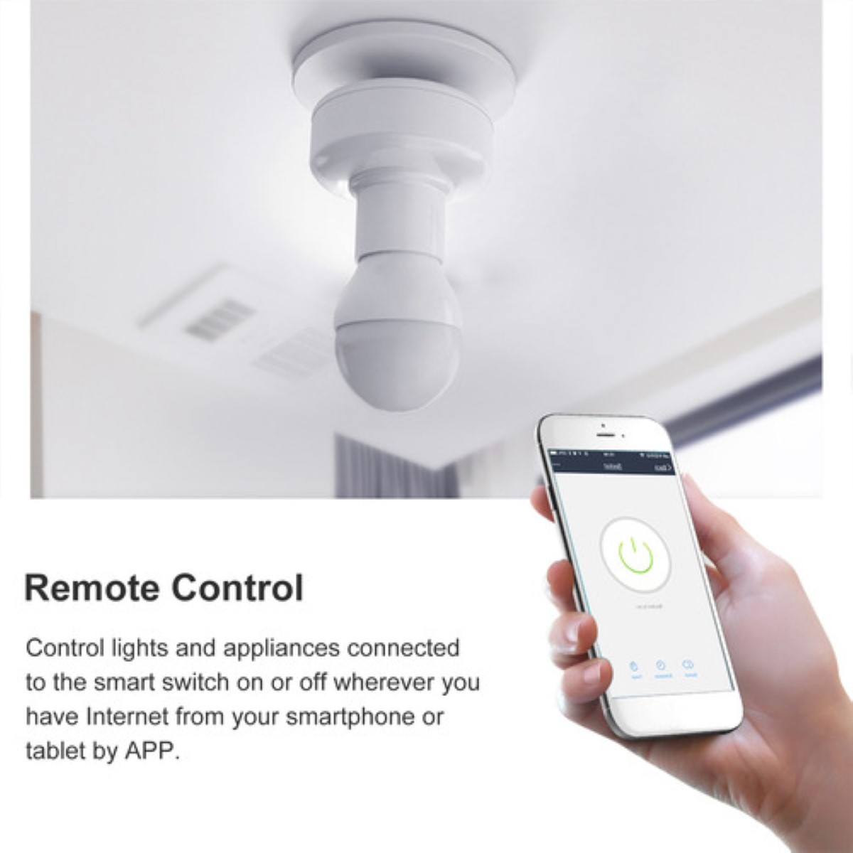 Socket Inteligente Wifi Foco Alexa Smart Blanco