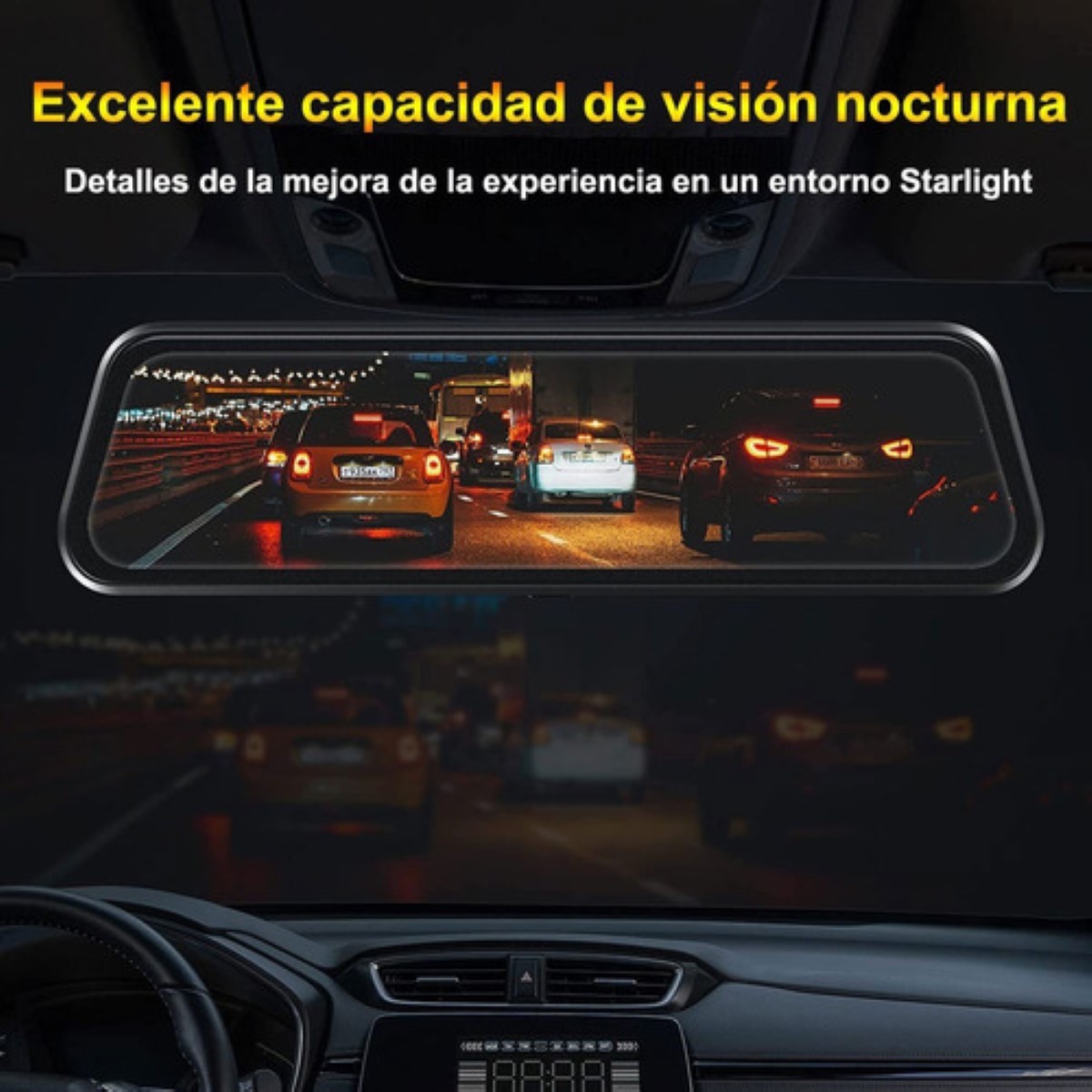 Doble Camara Para Auto Pantalla Tactil Frontal Y Traser 32gb Negro