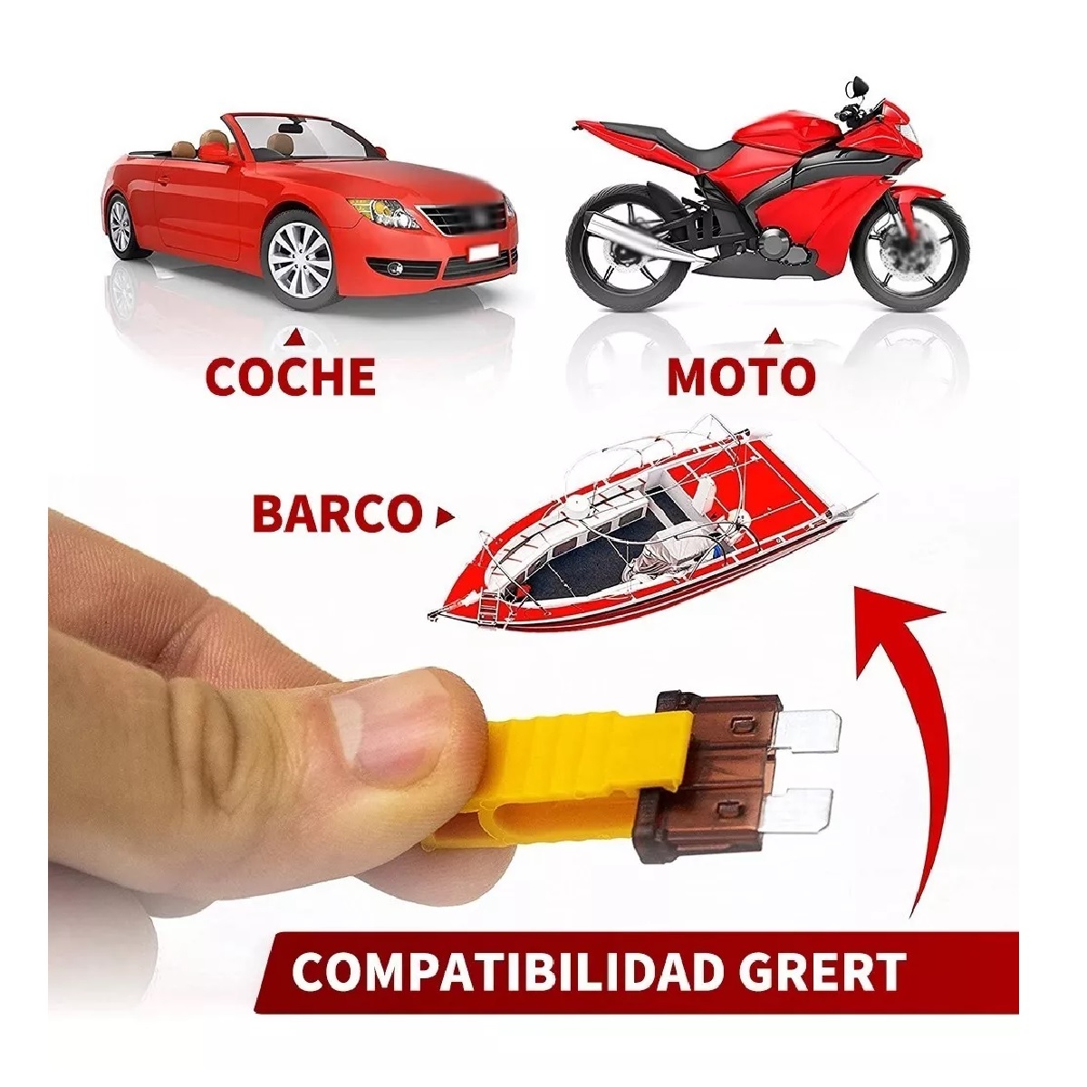 Kit 1000 Piezas Fusibles Coche Automotriz Con Caja.
