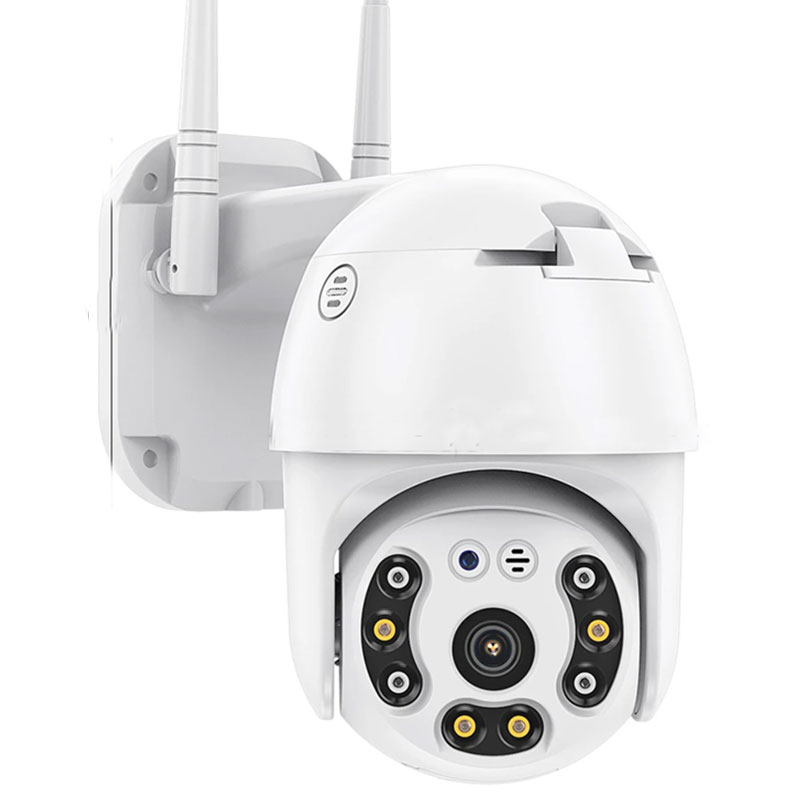 Camara De Seguridad Exterior Ip 1080p Fralugio Full Hd Led Wifi Ptz Ycc365 Plus