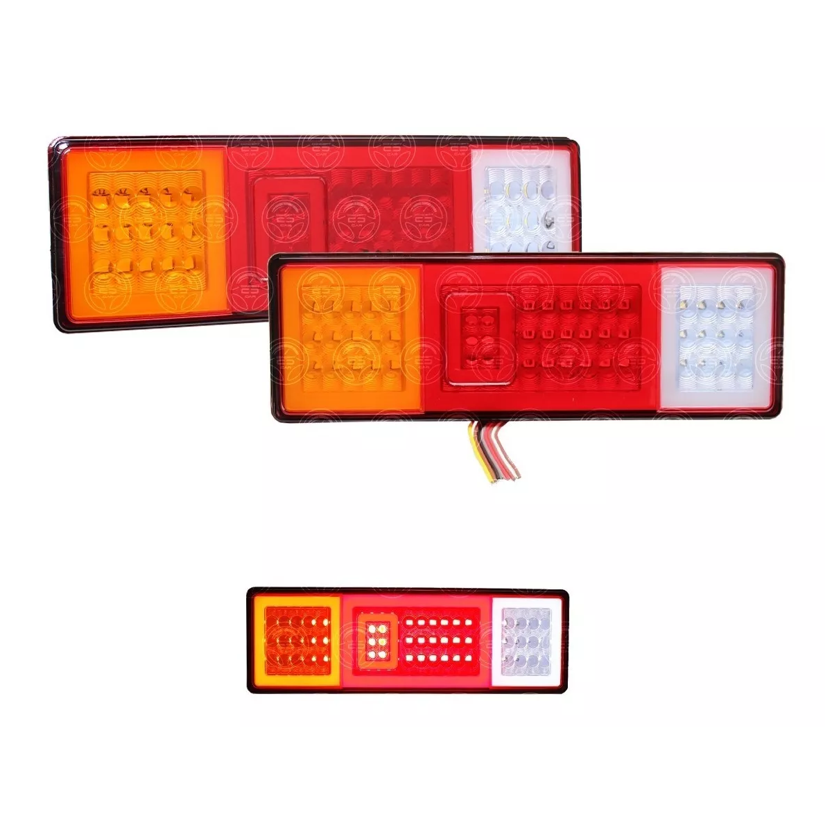 Par Plafon Calavera 51 Led Arillo Gel Nissan Np300 Pick Up F.