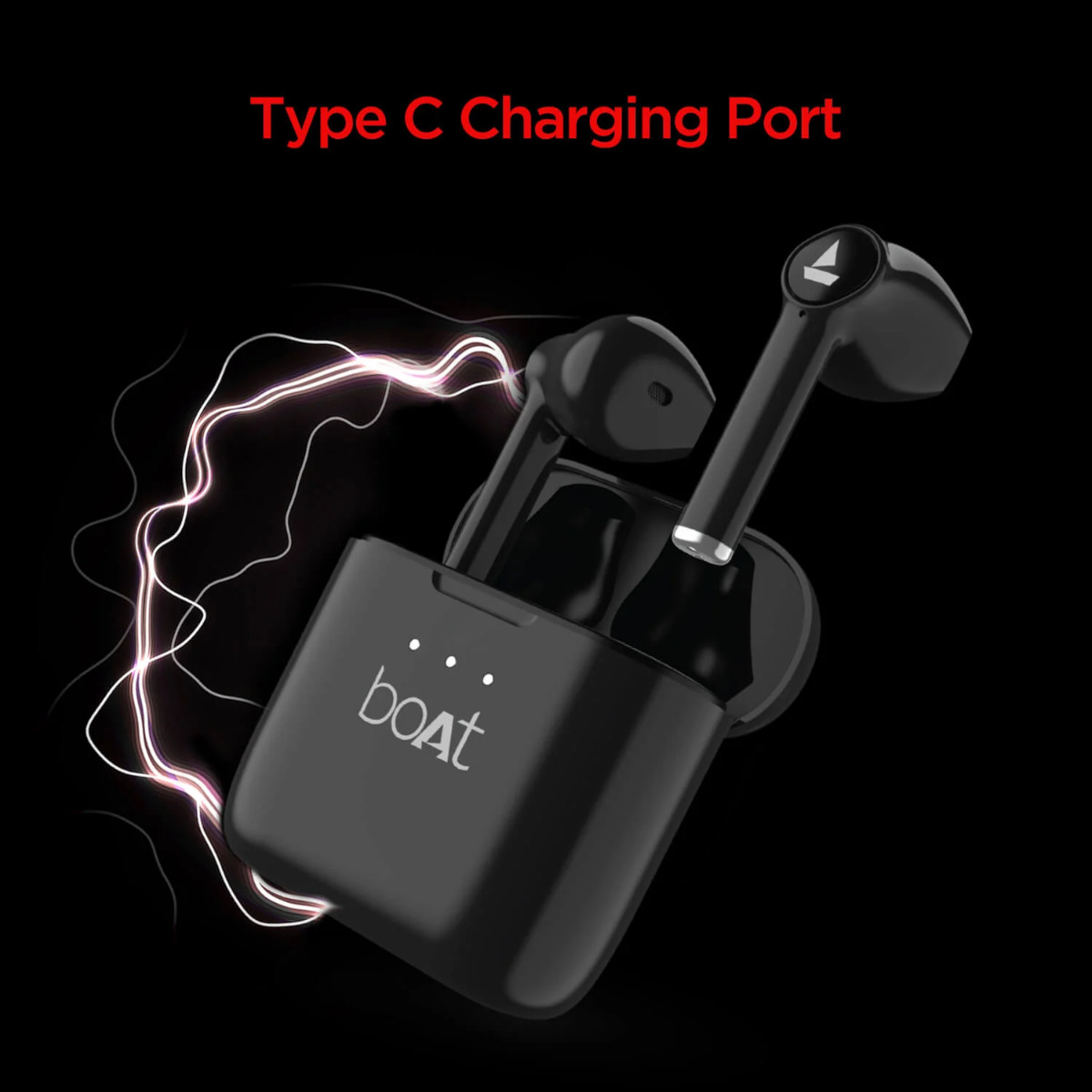 Audífonos Inalámbricos BOAT AIRDOPES 131 in-ear TWS 60horas.