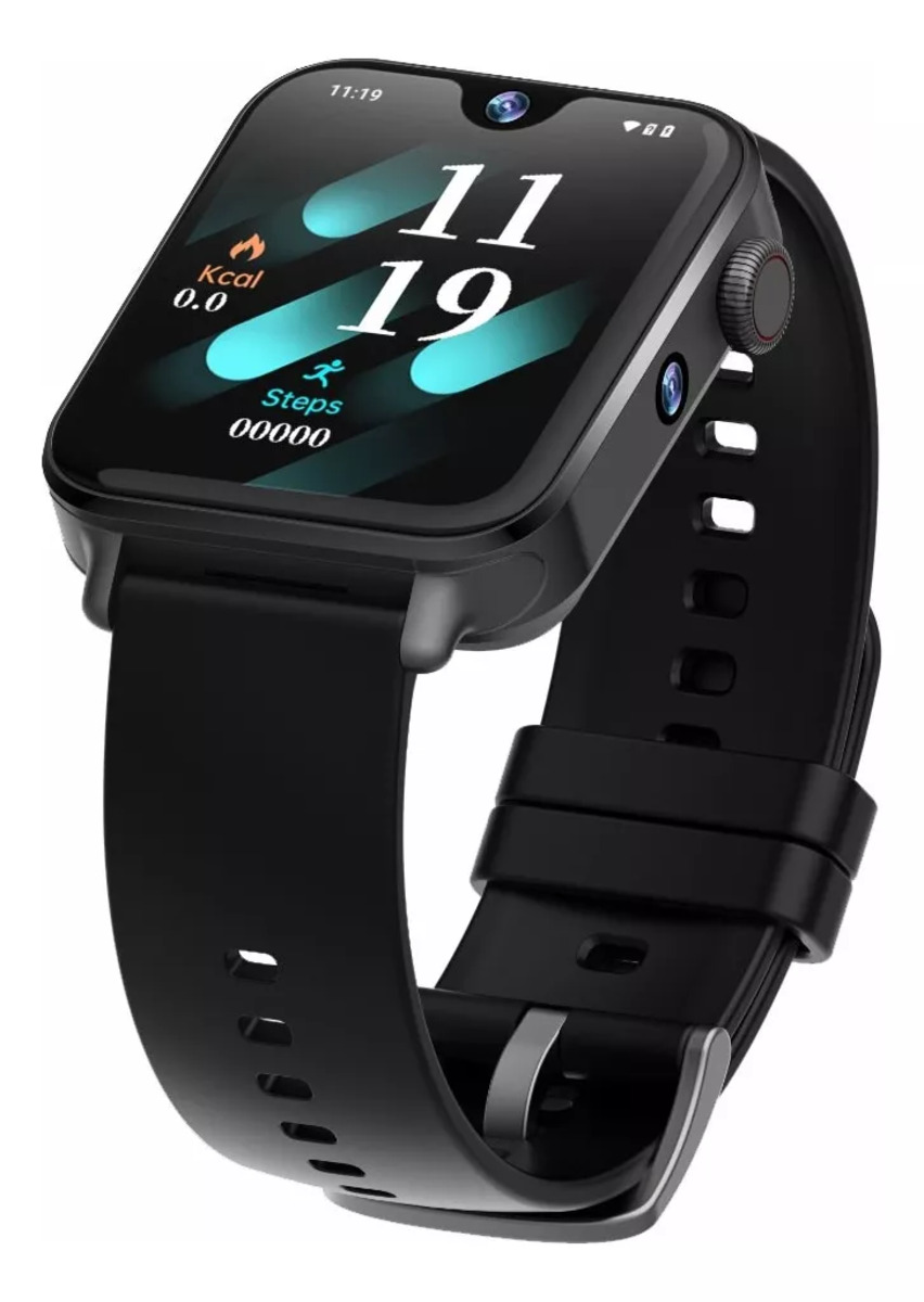 Reloj Smartwatch I1 Pro Android 8.1 Wifi 4g Gps Mp3 NEGRO FRALUGIO