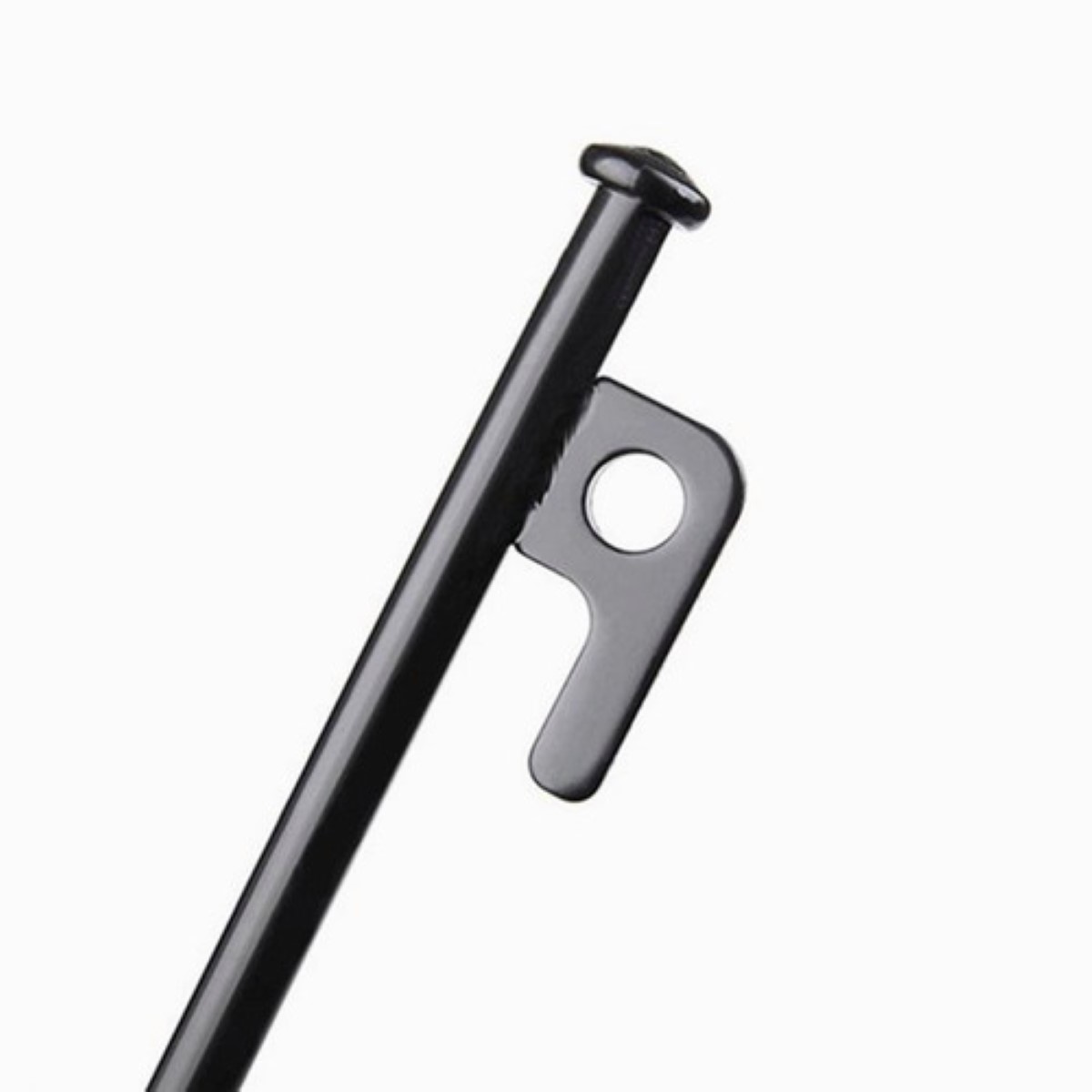 Estacas De Acero Resistentes De 30cm Para Tienda, 8 Piezas NEGRO
