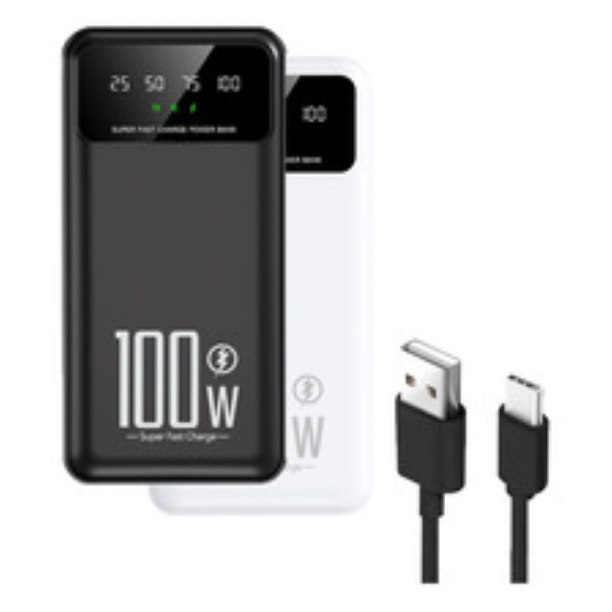 Cargador Power Bank Inalámbrico 10000mah negro