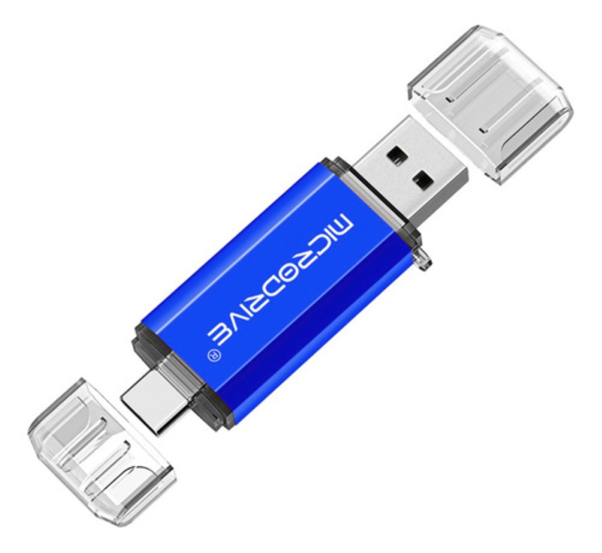 Memoria Usb Tipo C 64 Gb 2 En 1 Para Celular/pc Classic Type-tc Blue