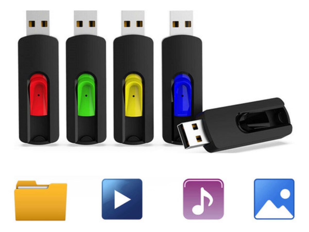 Memorias Usb Topesel 32gb 2.0 Paquete De 5 negro