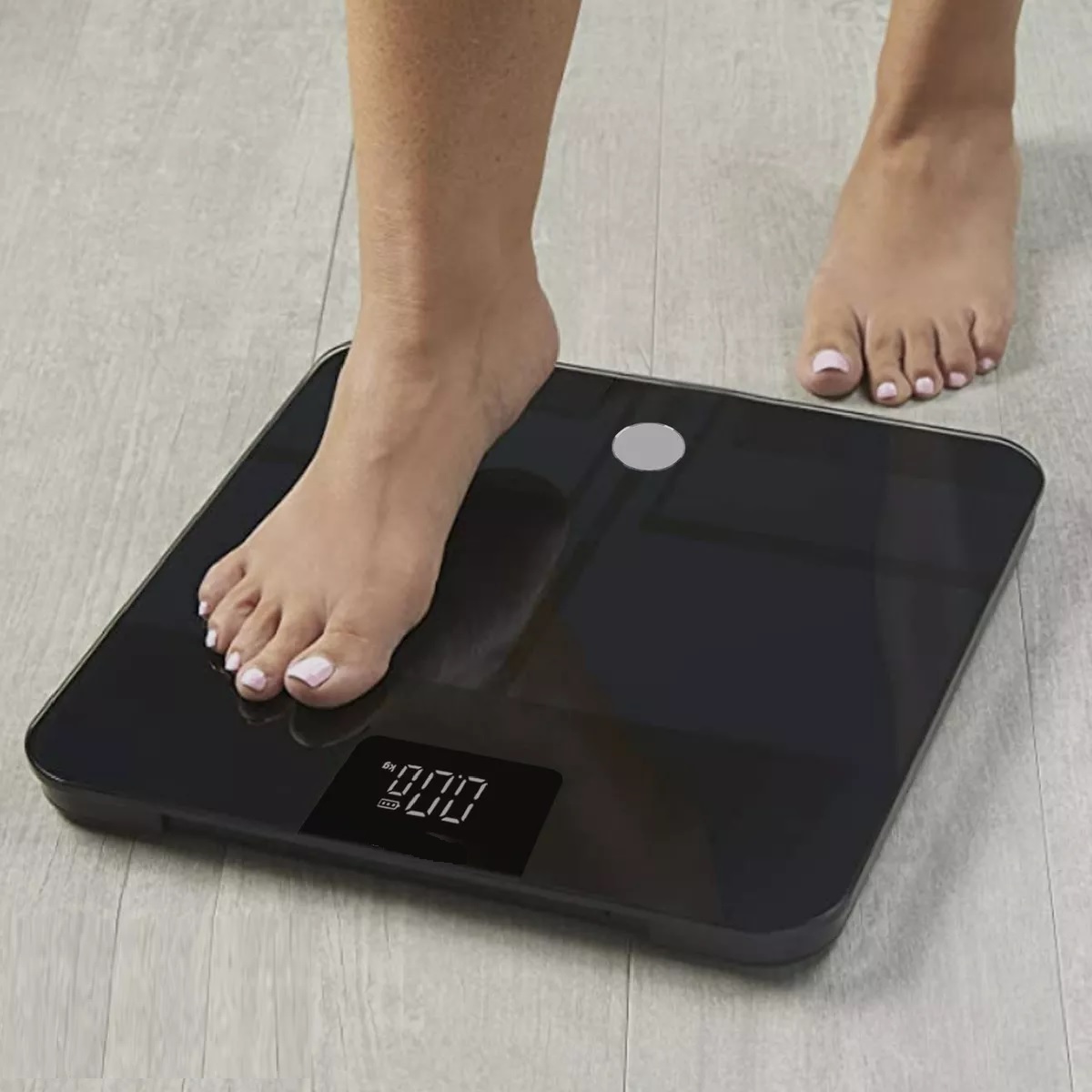 Bascula Digital Inteligente Bluetooth 180 Kg Negro.