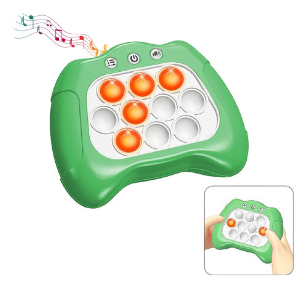Consola De Juegos Pop It Electrónica – Con Luz, Modos De Memoria Y Puntuación, Alivia El Estrés Para Niños Y Adultos