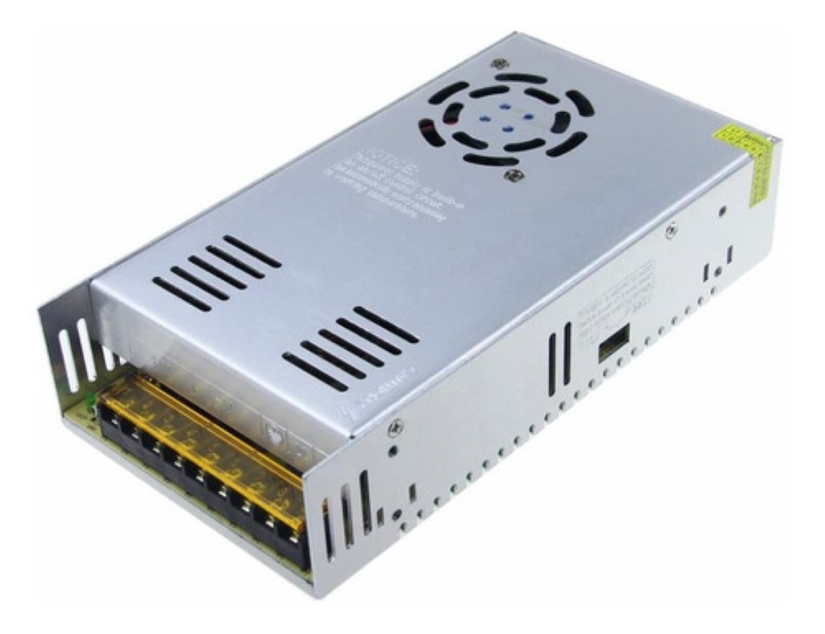 Fuente Conmutada 12v 30a 360w Eliminador Transformador Drive Gris