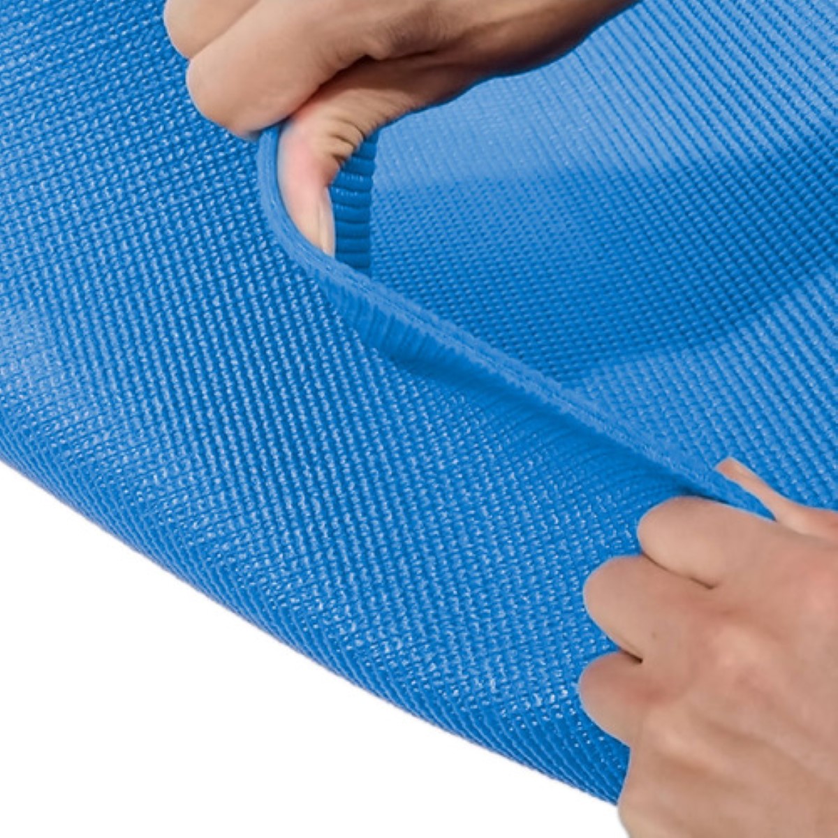 Tapete Portátil Yoga Pilates Fitness Ejercicio Relajación Azul