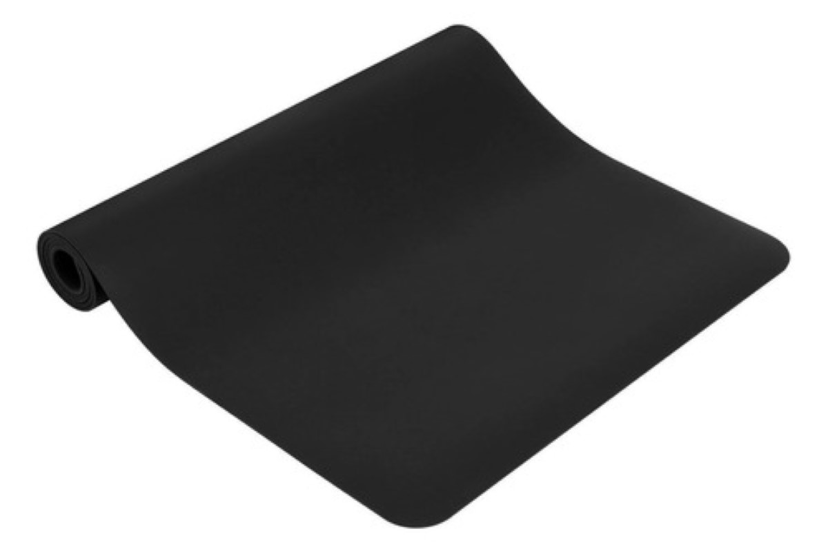 Tapete Portátil Yoga Pilates Fitness Ejercicio Relajación Negro