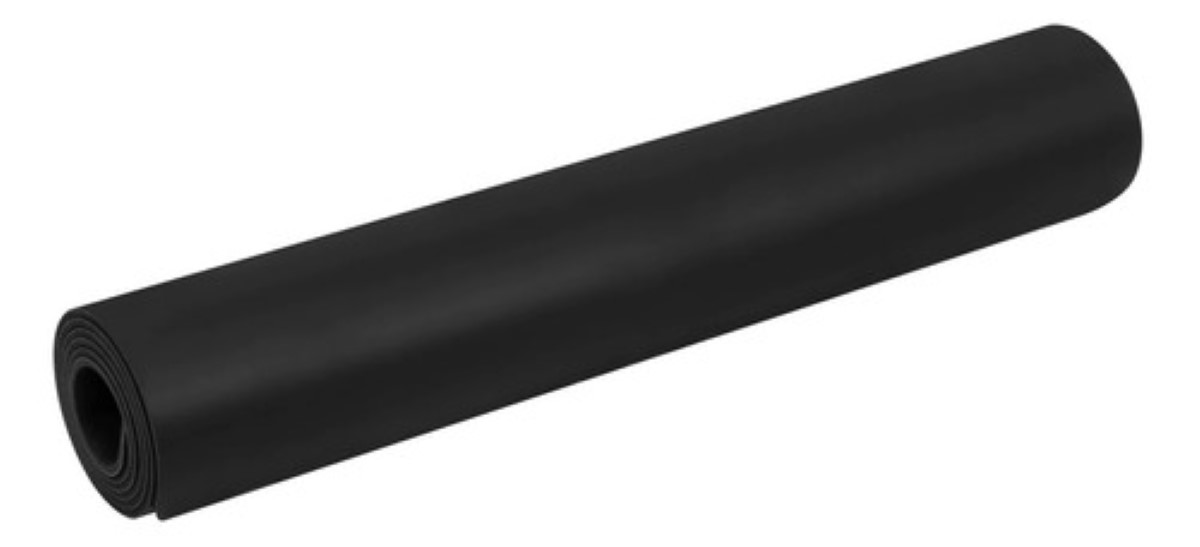 Tapete Portátil Yoga Pilates Fitness Ejercicio Relajación Negro