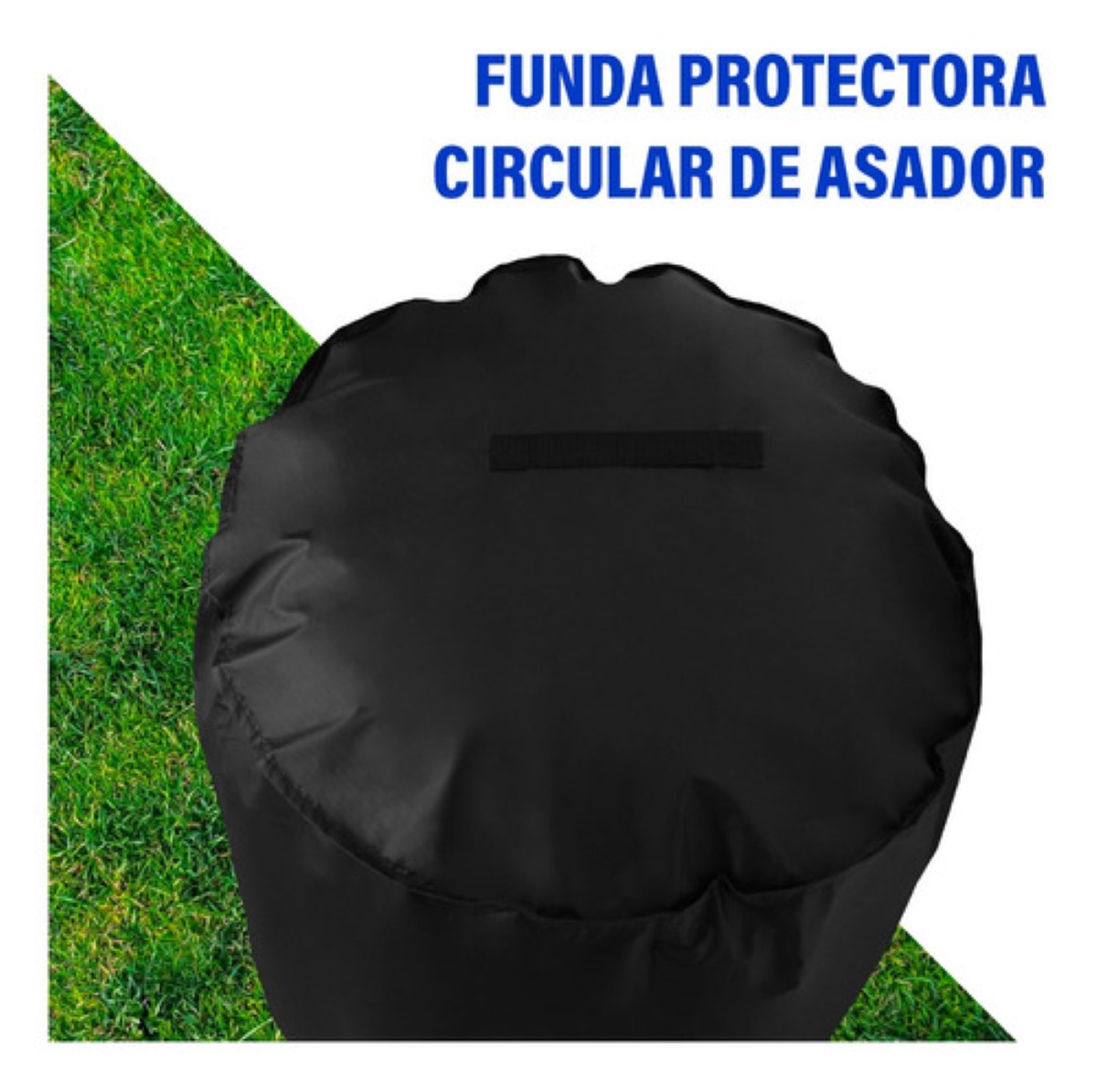 Funda Para Asador Redondo Tipo Weber Kettle negro