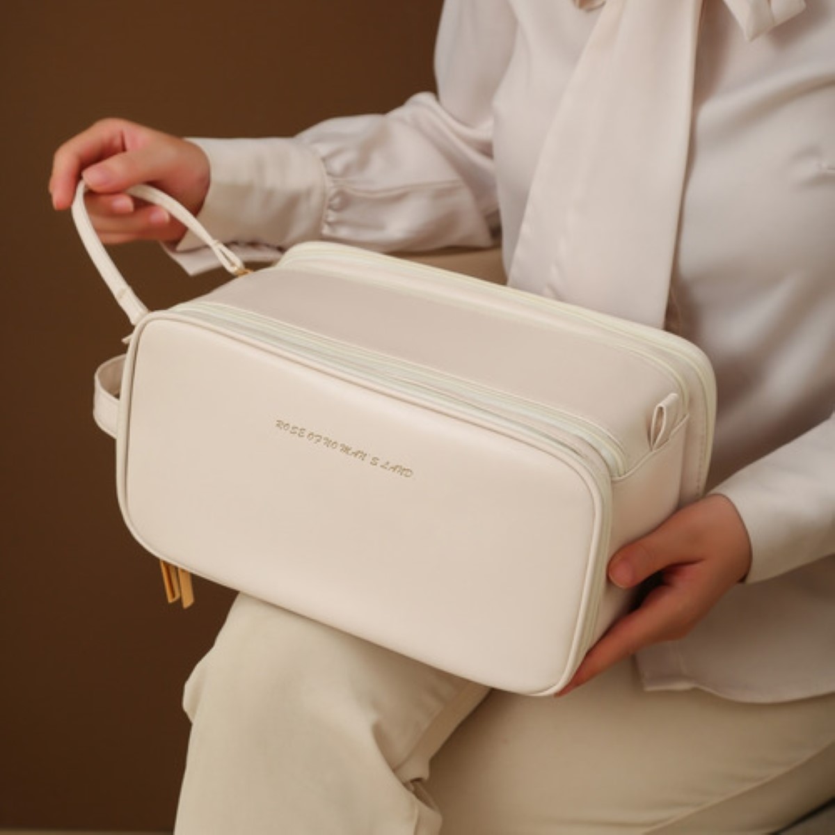 Bolsa Tela Cremallera Neceseres De Pana Bolsas Maquillaje