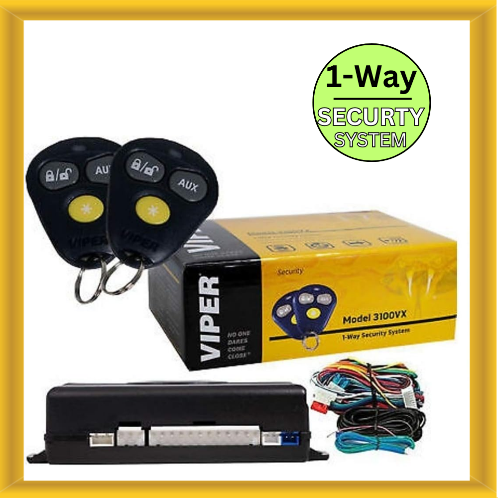 Alarma Viper De Seguridad Profesional 3100vx 3 Botones 1 Vía.