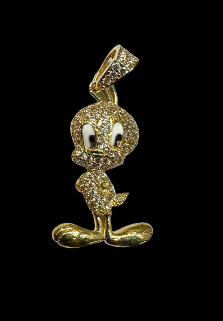 Dije Piolin Oro 14 k + Obsequio.