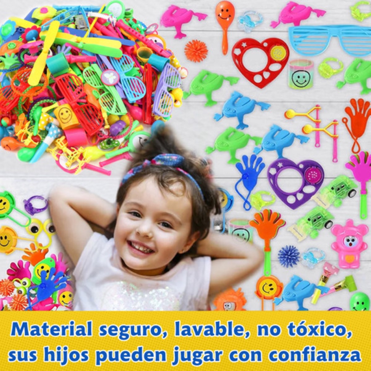 300 Piezas De Fiesta Para Niños,juguetes Para Piñata colores 