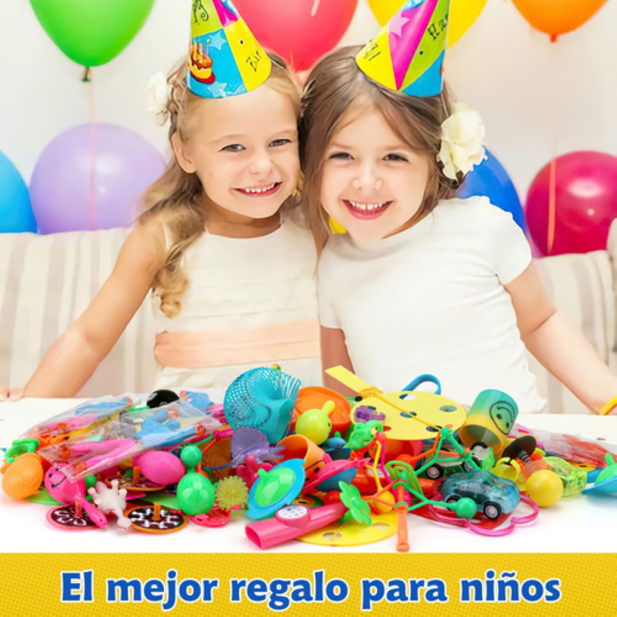 300 Piezas De Fiesta Para Niños,juguetes Para Piñata colores 