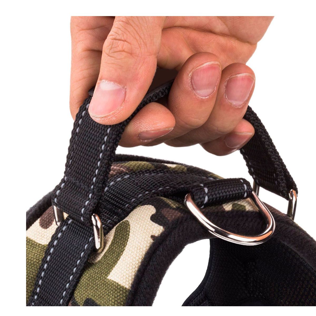 Pechera Pretal Talla L Para Perro Color Camuflaje.